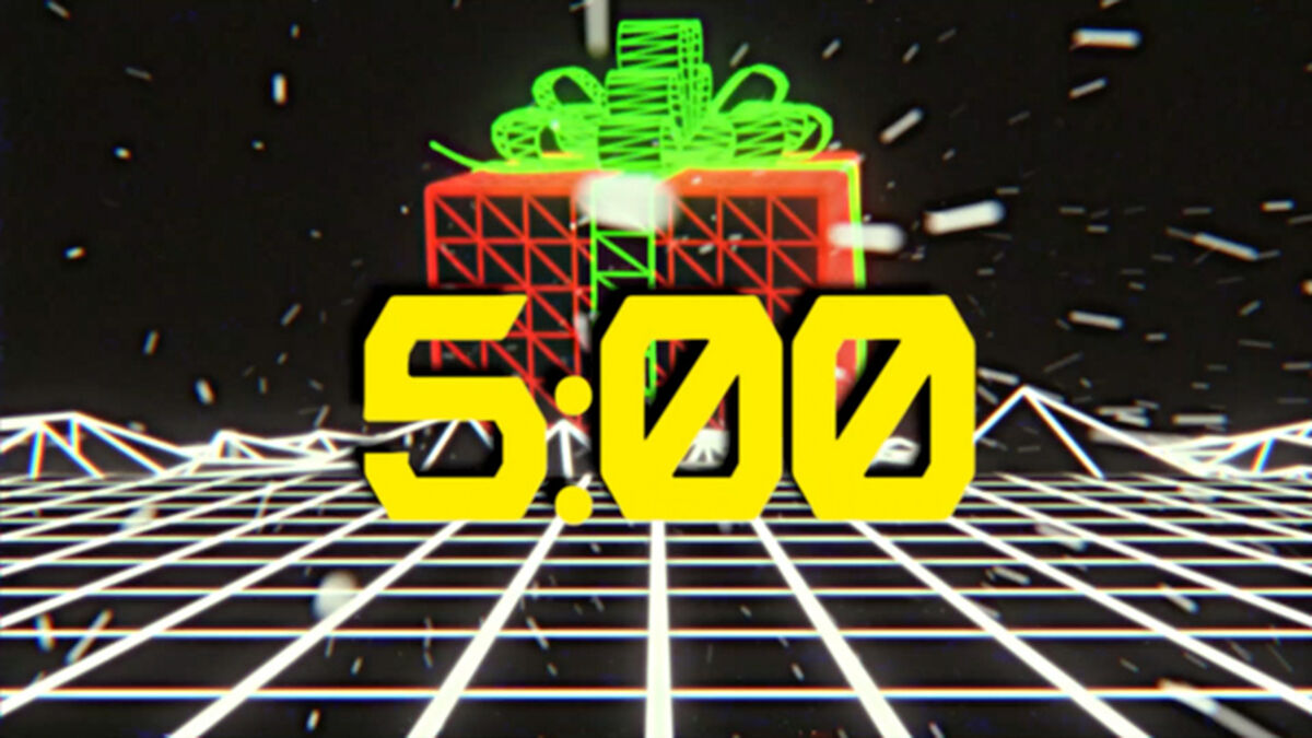 Retro Christmas Present Countdown image number null